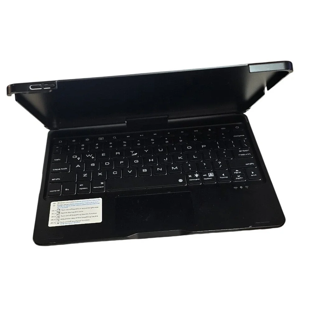 Typecase Flexbook Touch iPad Pro 11 Keyboard Case with Trackpad Backlit Black